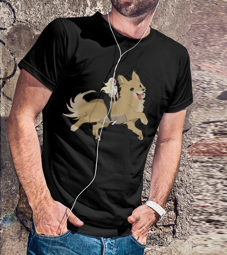 Charlie Autumn Ride With Happy Dog T-Shirt