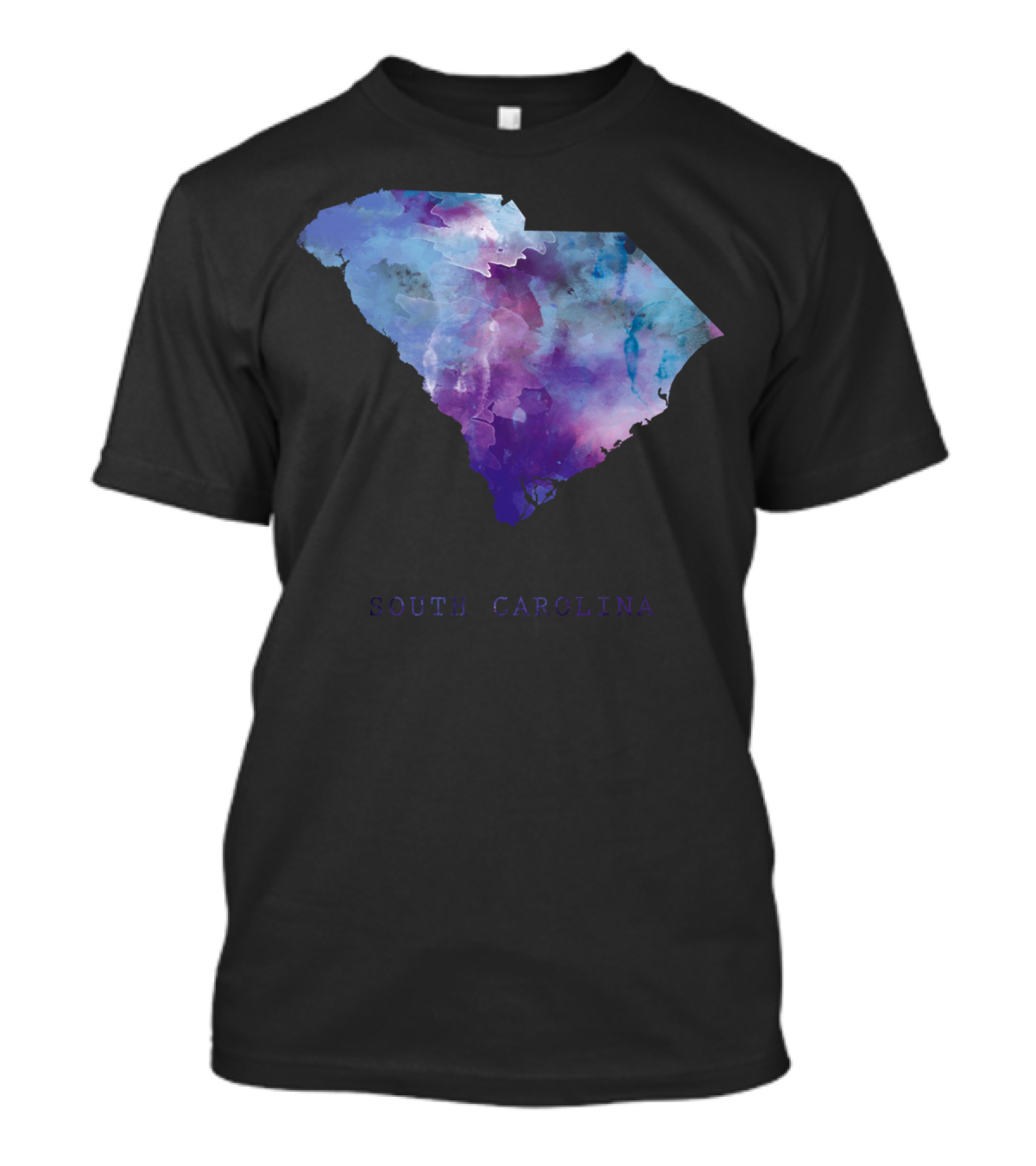 South Carolina Watercolor Map T-Shirt