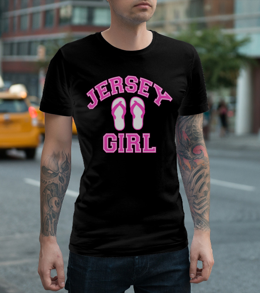 Jersey Girl Flip Flops T-Shirt