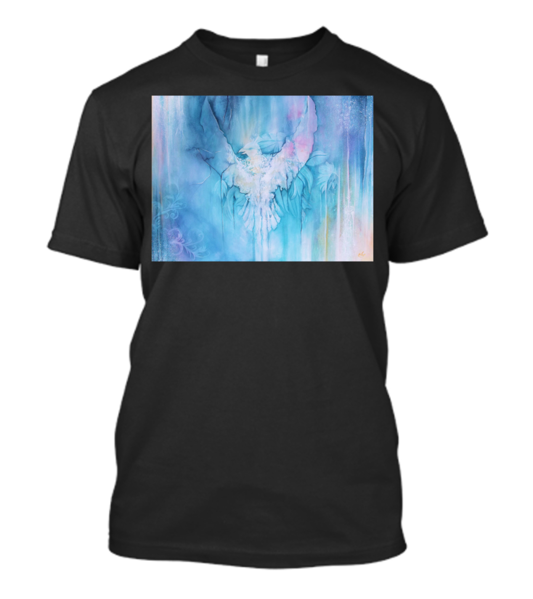Phoenix Rising Azure Spirit T-Shirt
