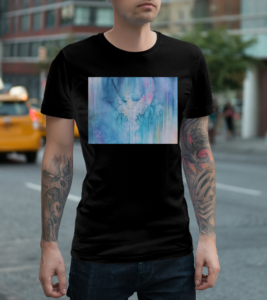Phoenix Rising Azure Spirit T-Shirt