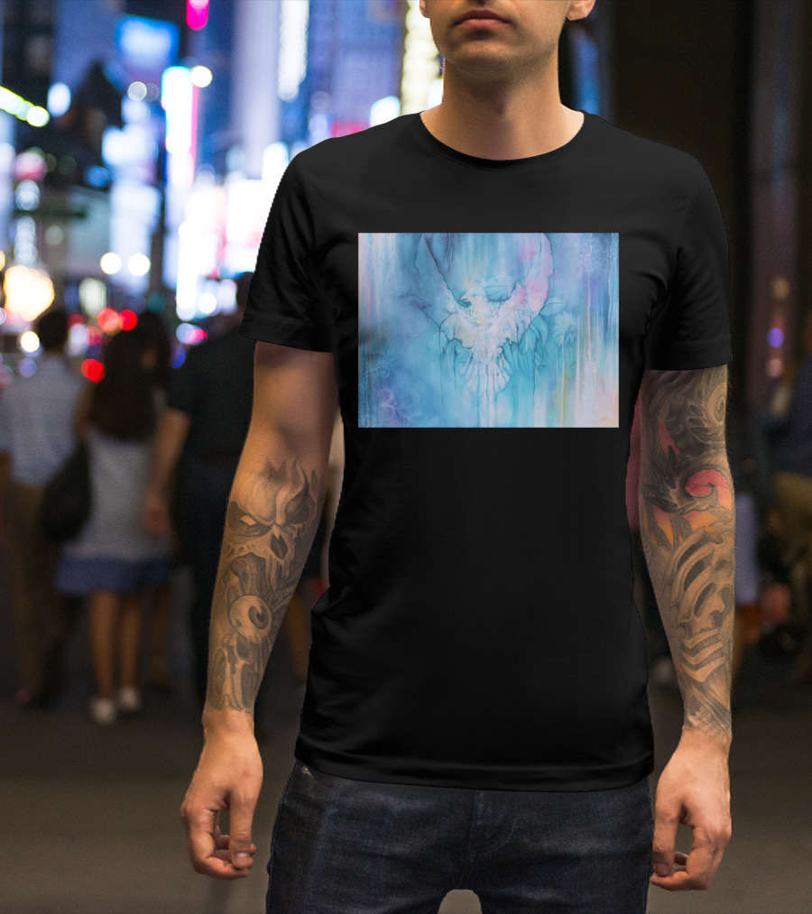 Phoenix Rising Azure Spirit T-Shirt