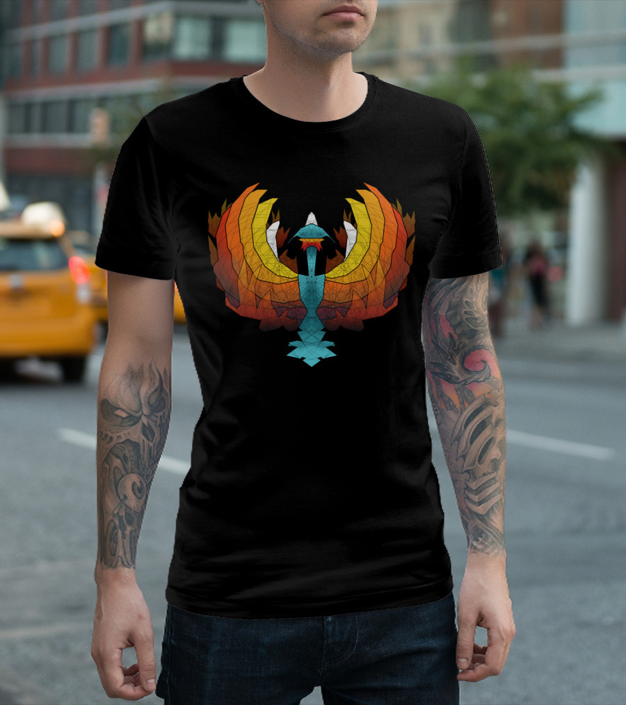 Ho-Oh Phoenix Pokemon Legendary Fire Bird T-Shirt