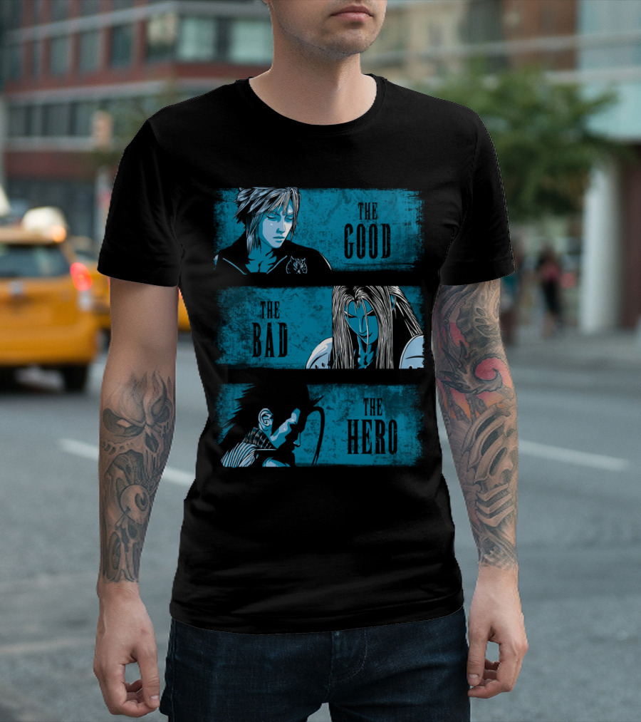 The Good The Bad And The Hero Final Fantasy T-Shirt
