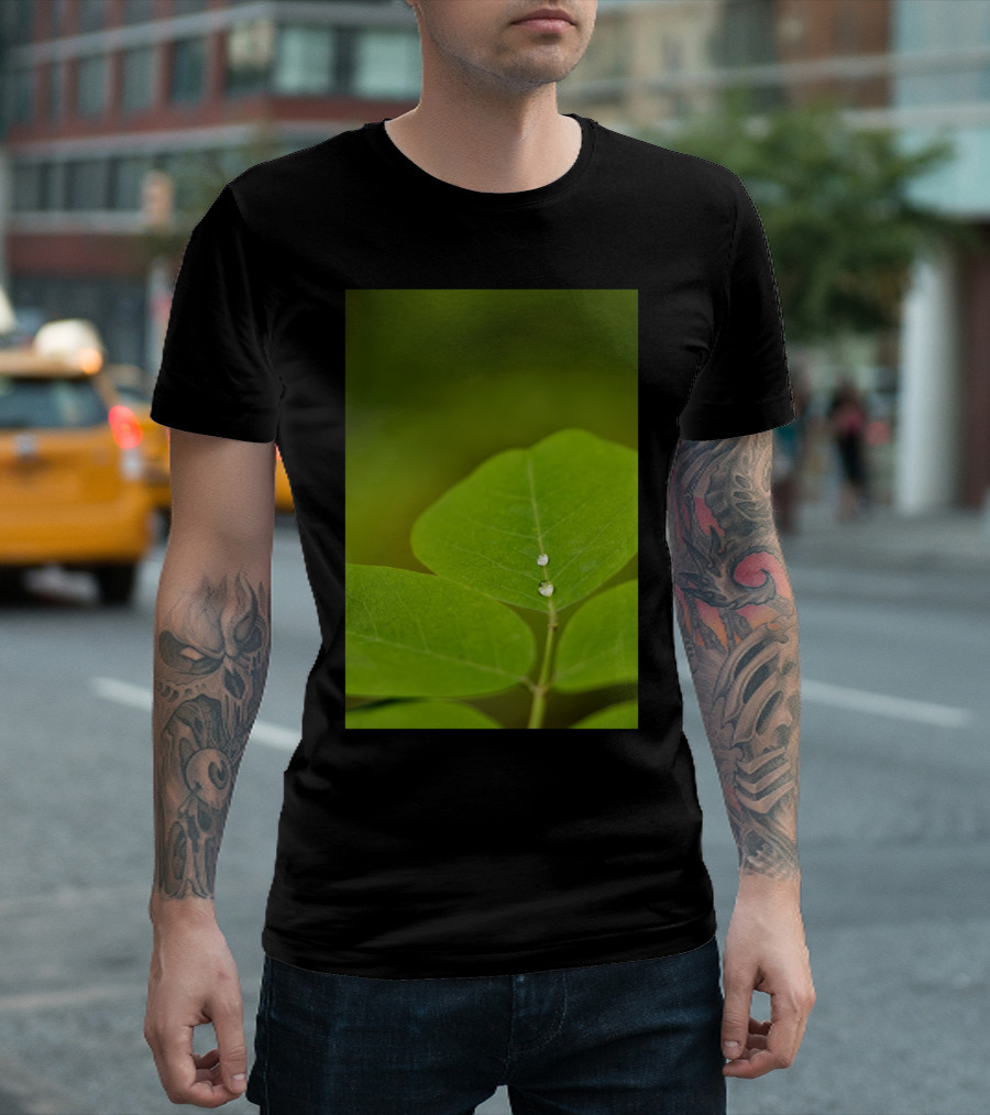 Harmony Beads Green Leaf Droplets T-Shirt