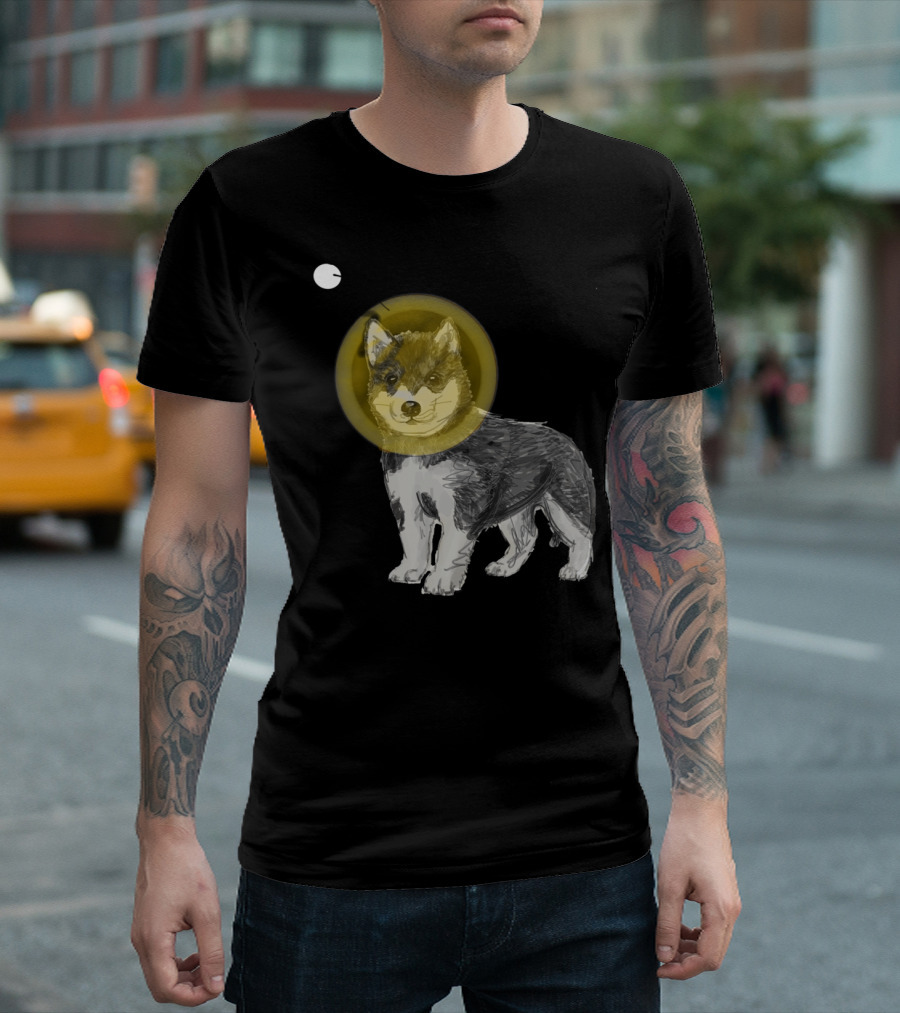Space Dog Astronaut Puppy Exploration T-Shirt