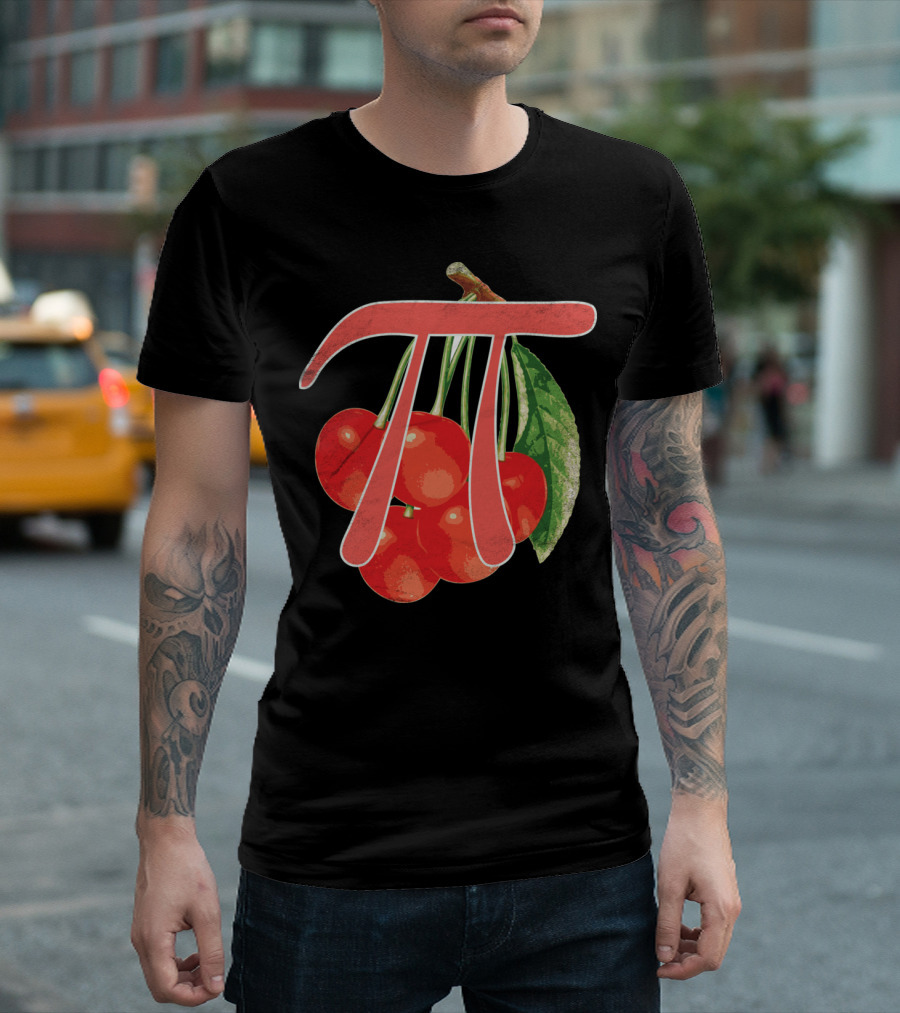 Pi Day Cherry Math T-Shirt