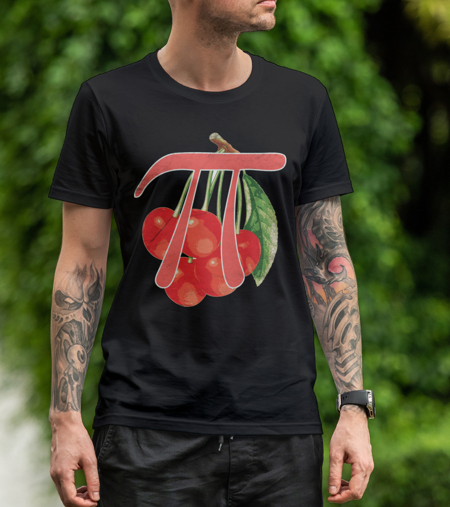 Pi Day Cherry Math T-Shirt