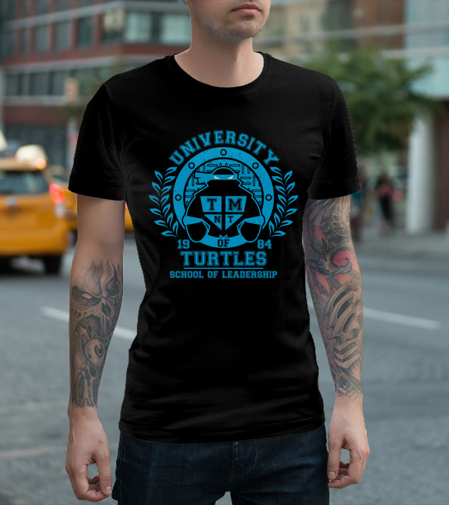 University Of Turtles TMNT 1984 School Of Leadership T-Shirt