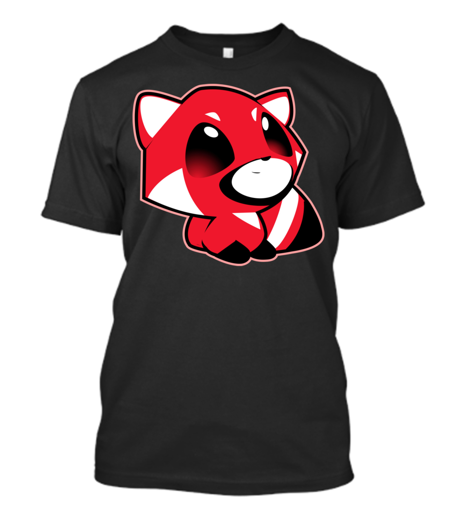 Chibi Red Panda Cute Lay Down T-Shirt