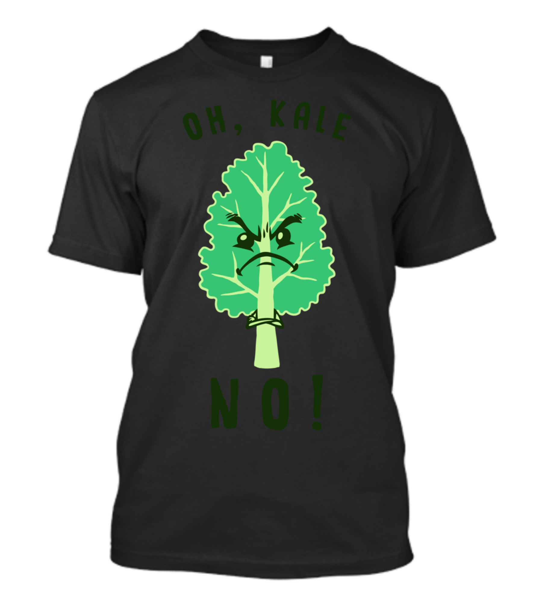 Oh Kale No Angry Leaf Expression T-Shirt