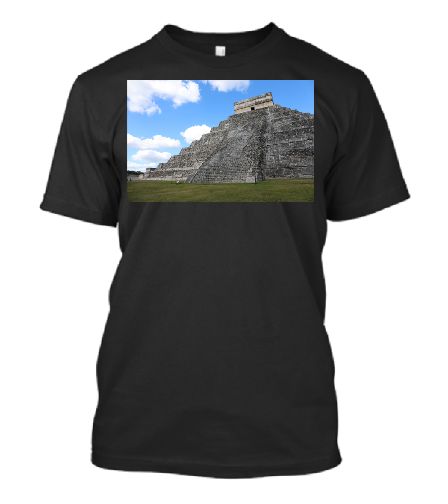 Chichen Itza Temple Of Kukulcan Pyramid Majestic Landmark Sou T-Shirt