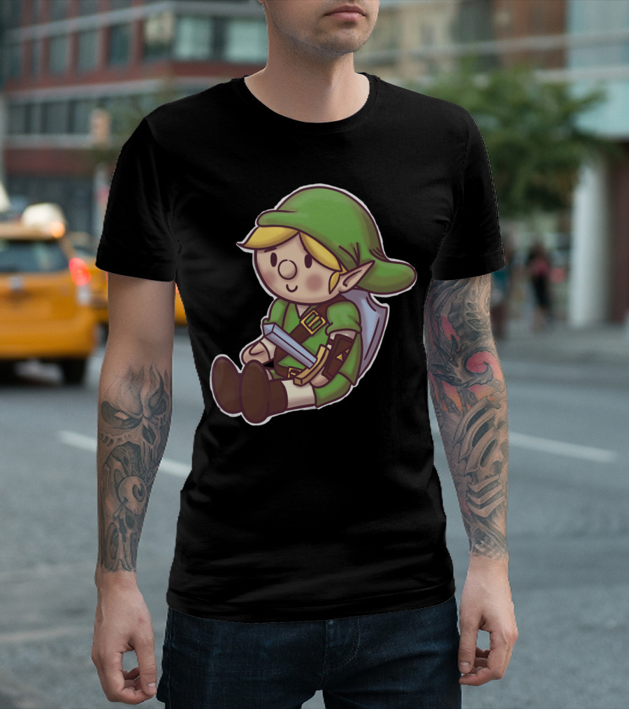 Hero Plush Link Legend of Zelda Character T-Shirt