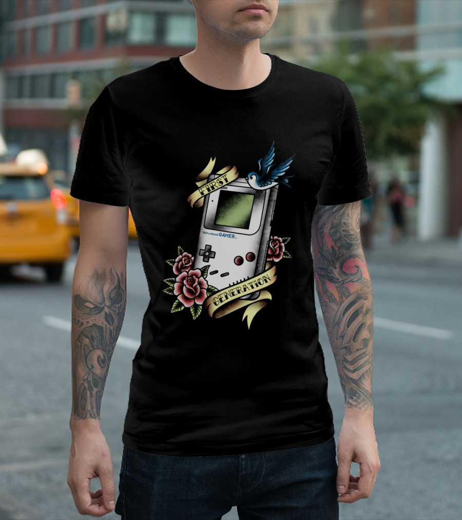 First Generation Old School Gamer T-Shirt