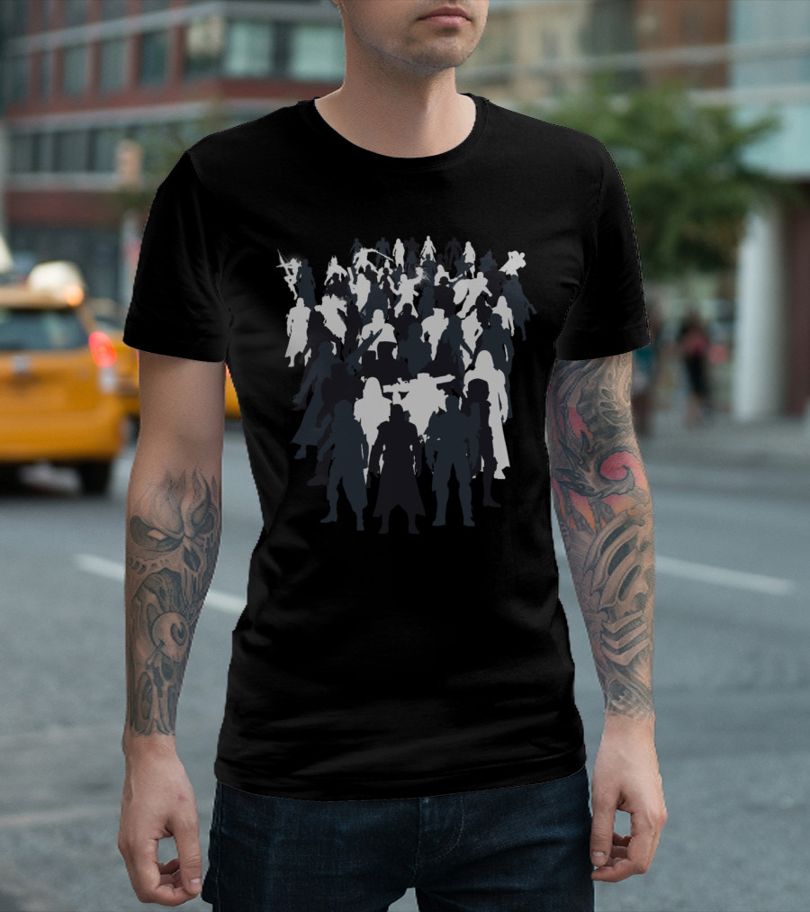 Clan Tagged Orde Shadows Silhouettes Collection T-Shirt
