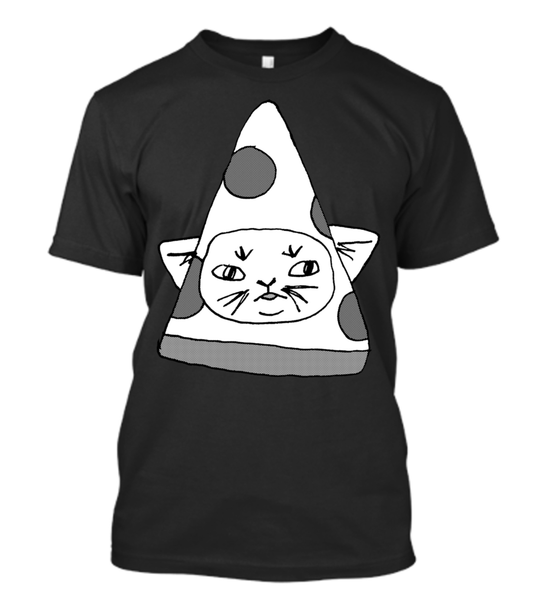PizzaCat Cone Face By Ninners T-Shirt