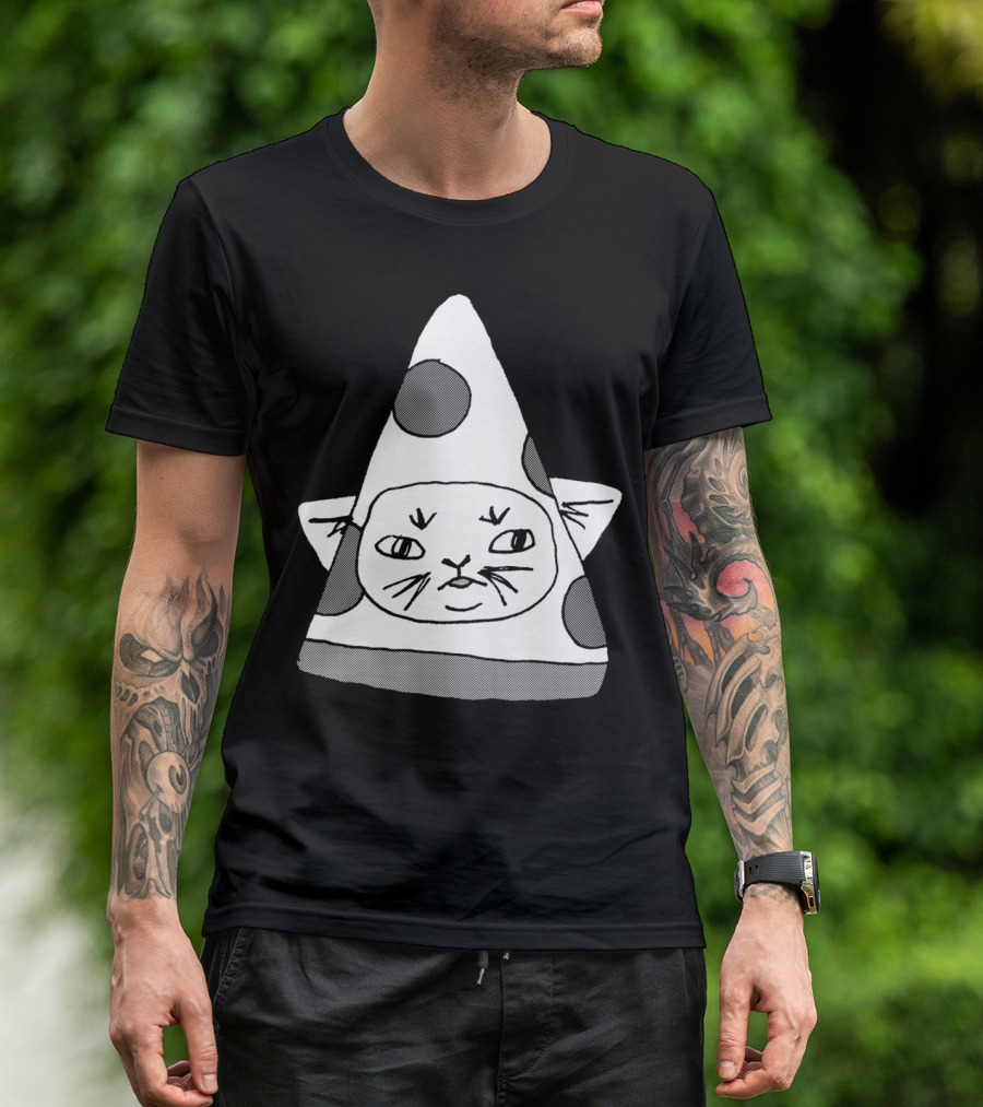 PizzaCat Cone Face By Ninners T-Shirt
