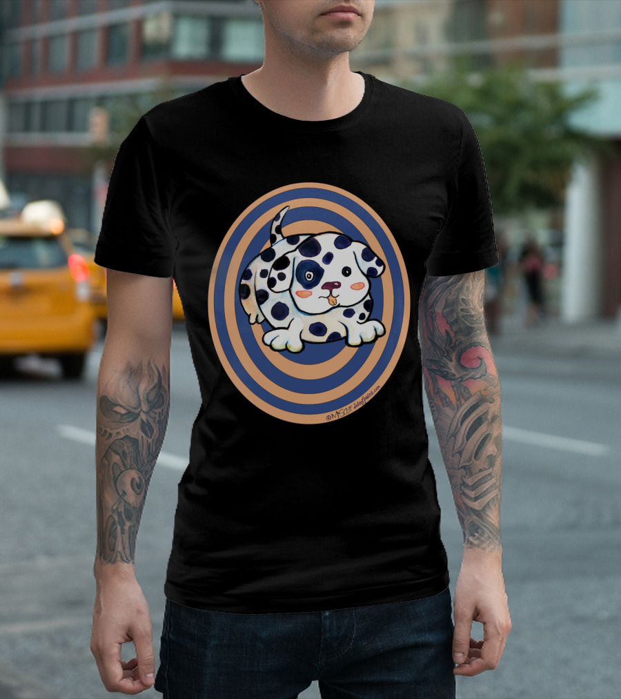KAWAII Cute Dalmatian Dog By Dotsofpa MS2017 T-Shirt