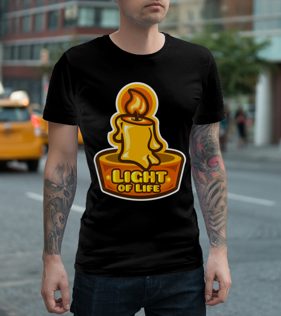 Light Of Life Candle Flame T-Shirt