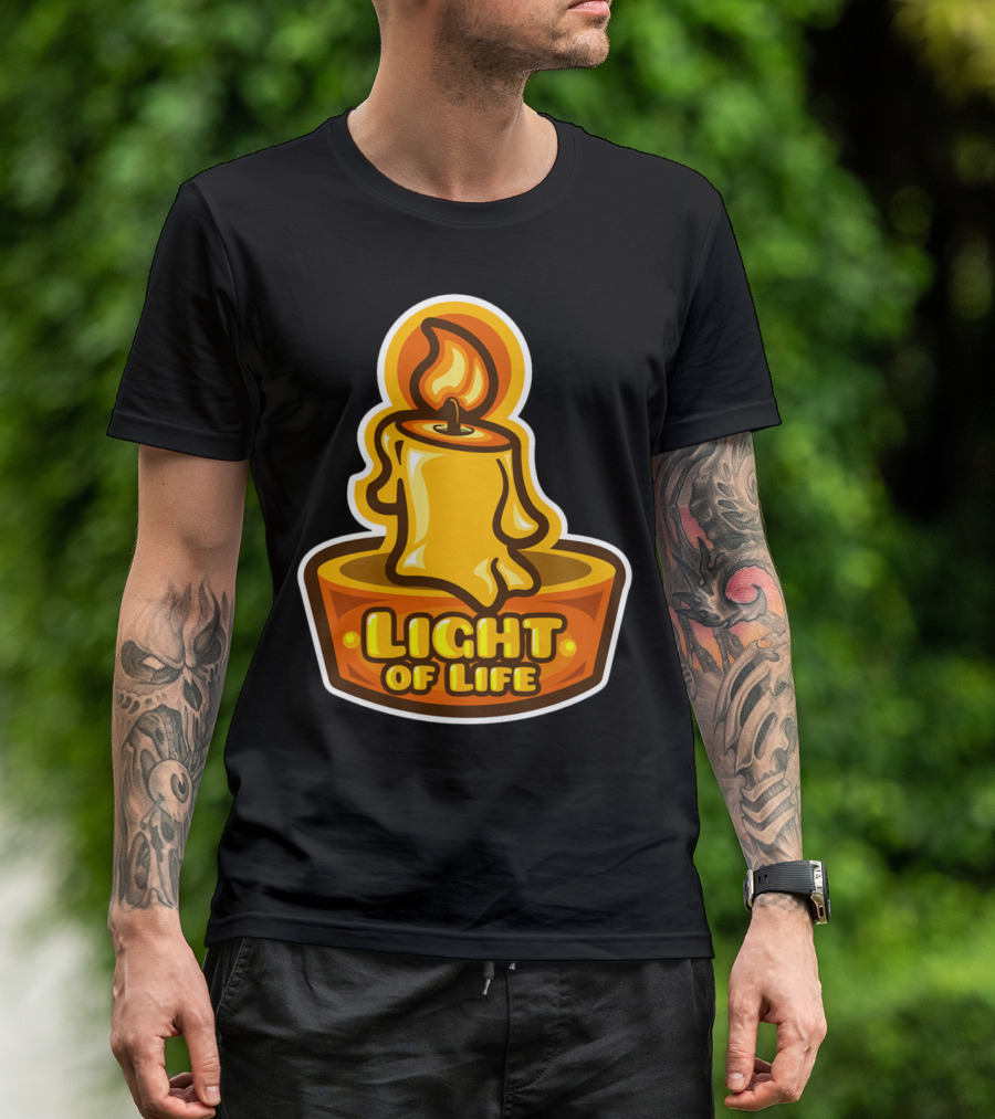 Light Of Life Candle Flame T-Shirt