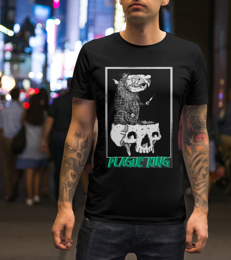 Plague King Skull Throne Monster T-Shirt