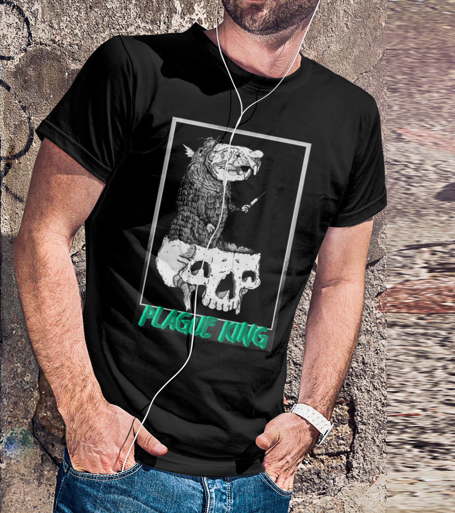 Plague King Skull Throne Monster T-Shirt
