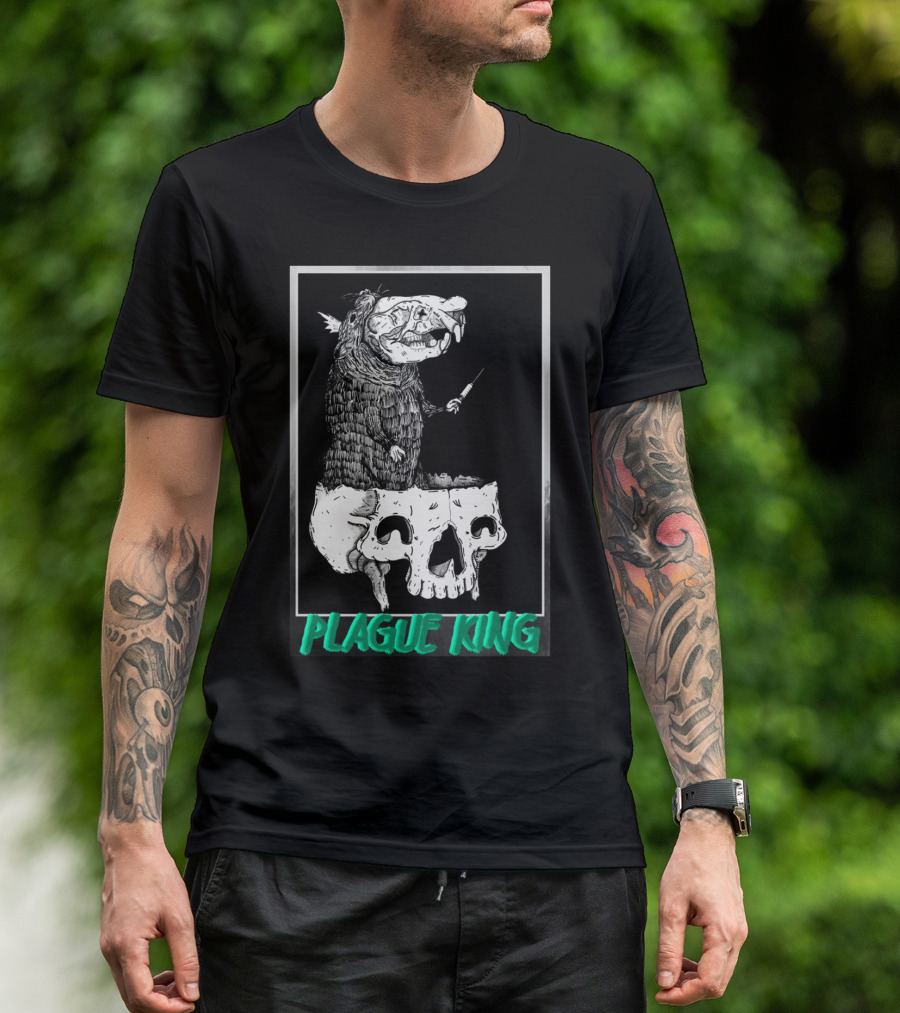 Plague King Skull Throne Monster T-Shirt