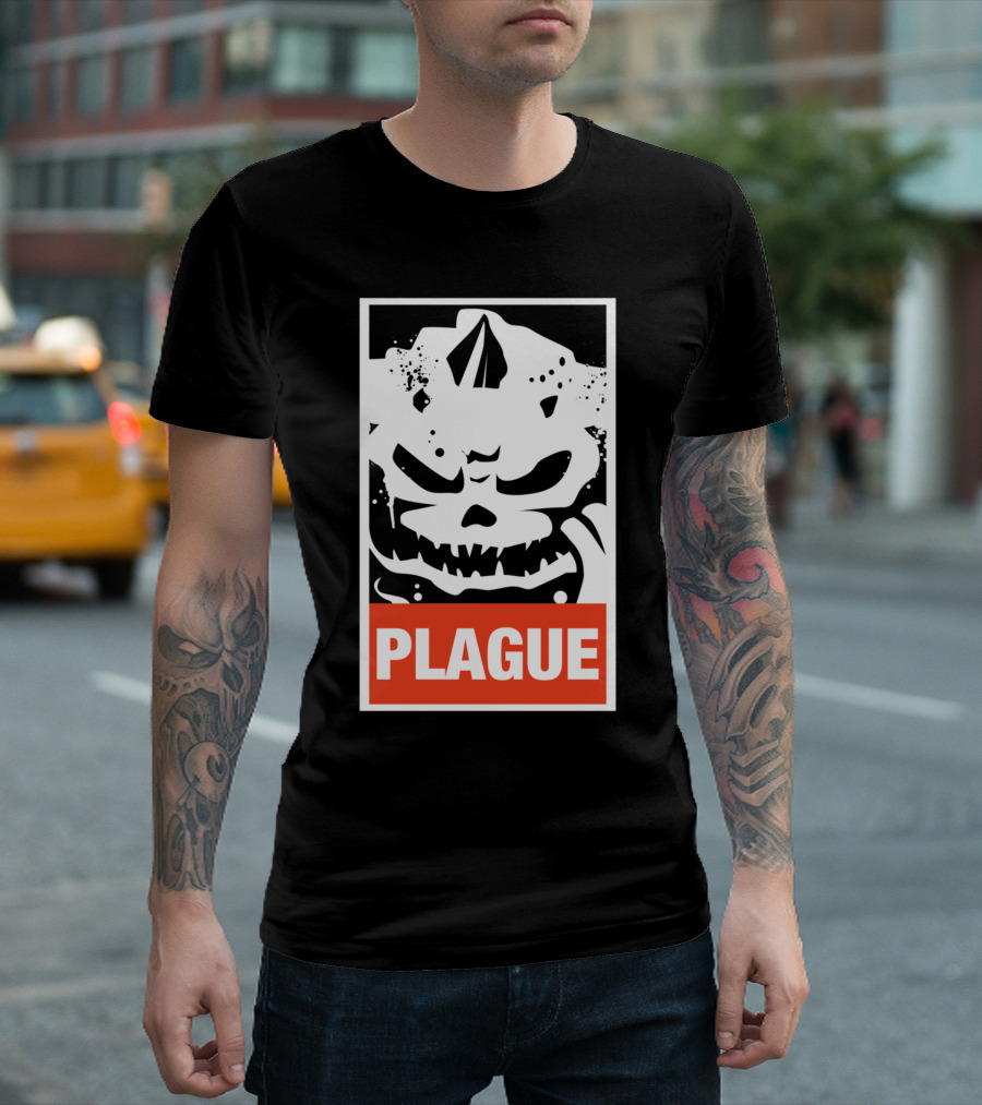 Plague Lord Nurgle Iconic Skull T-Shirt