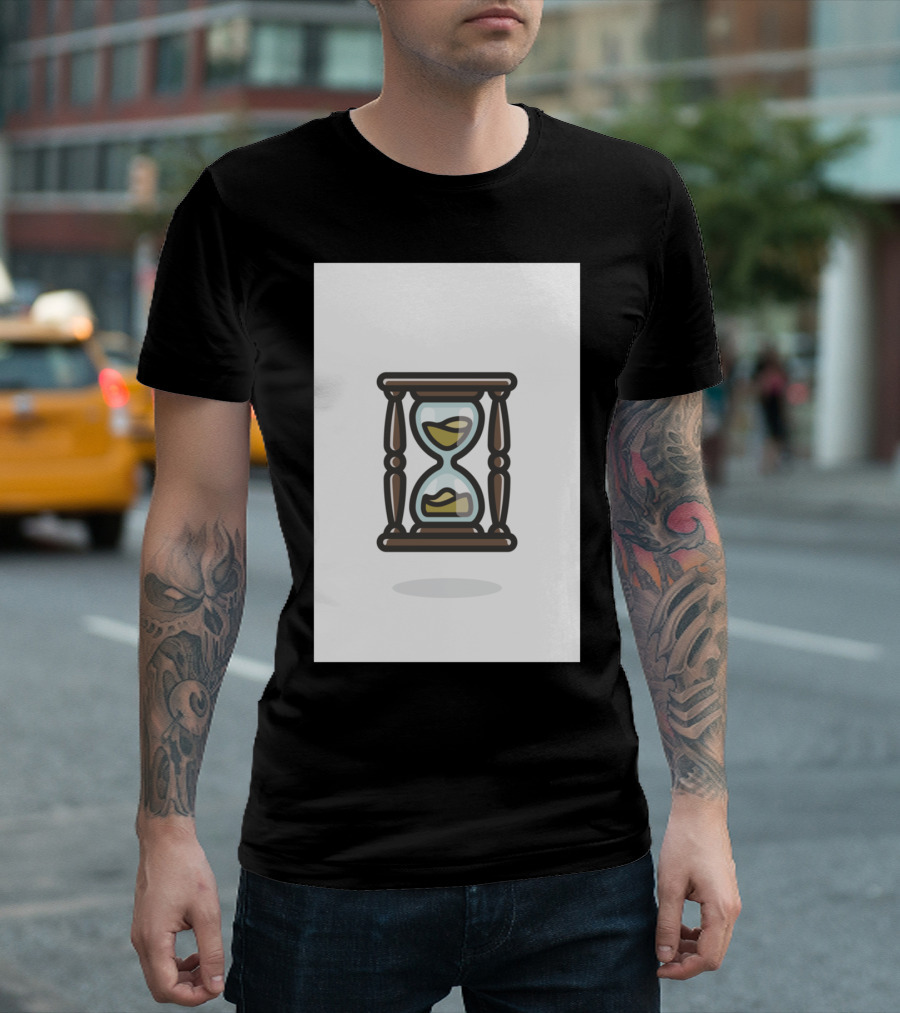 Hourglass By Raff Timeless Sand Timer T-Shirt