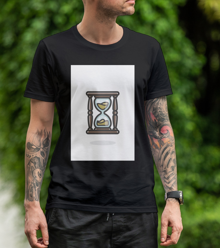 Hourglass By Raff Timeless Sand Timer T-Shirt