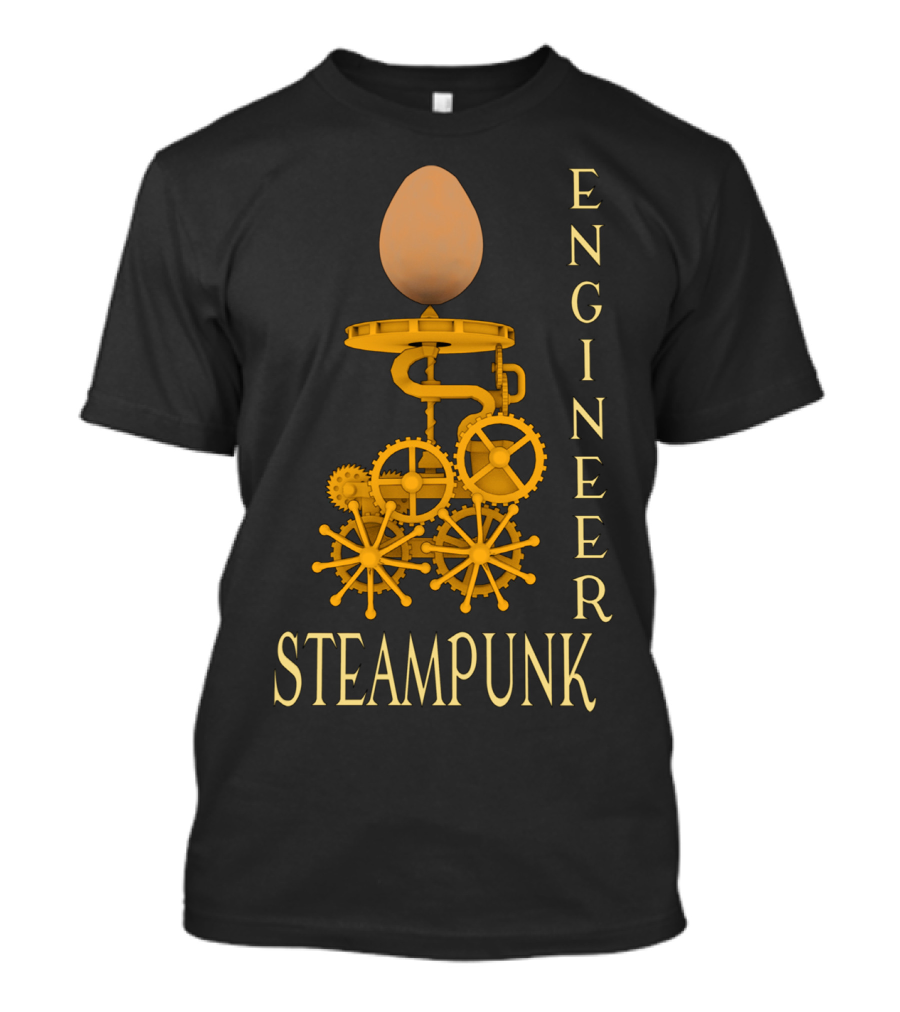 Egg And Gears Steampunk Engineer T-Shirt