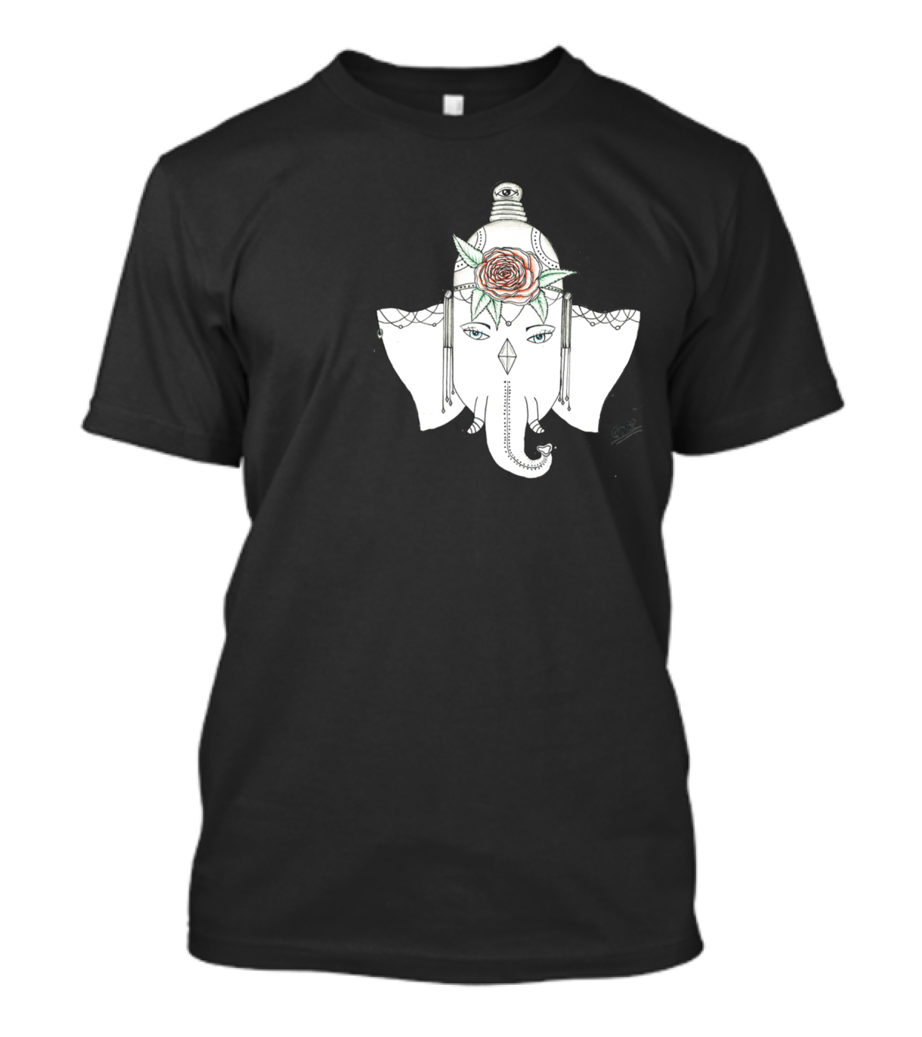 FAMILY Elephant Floral Headpiece T-Shirt