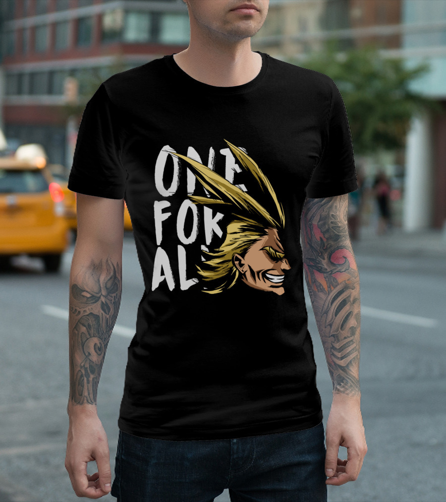 One For All All Might My Hero Academia T-Shirt