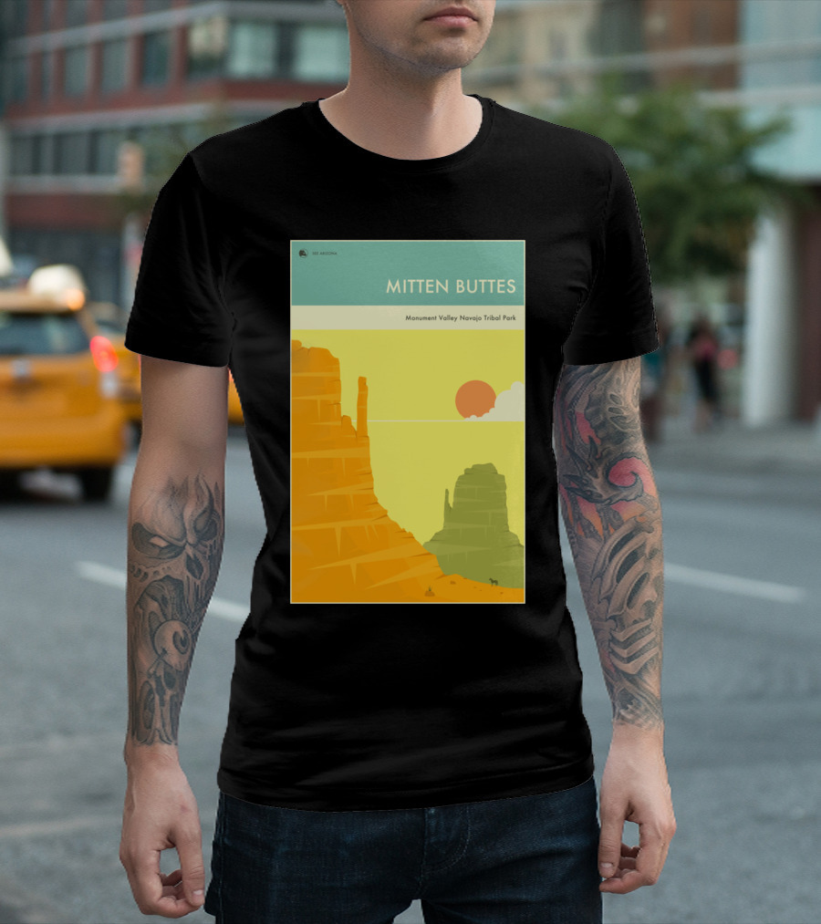 MITTEN BUTTES Monument Valley Navajo Tribal Park T-Shirt