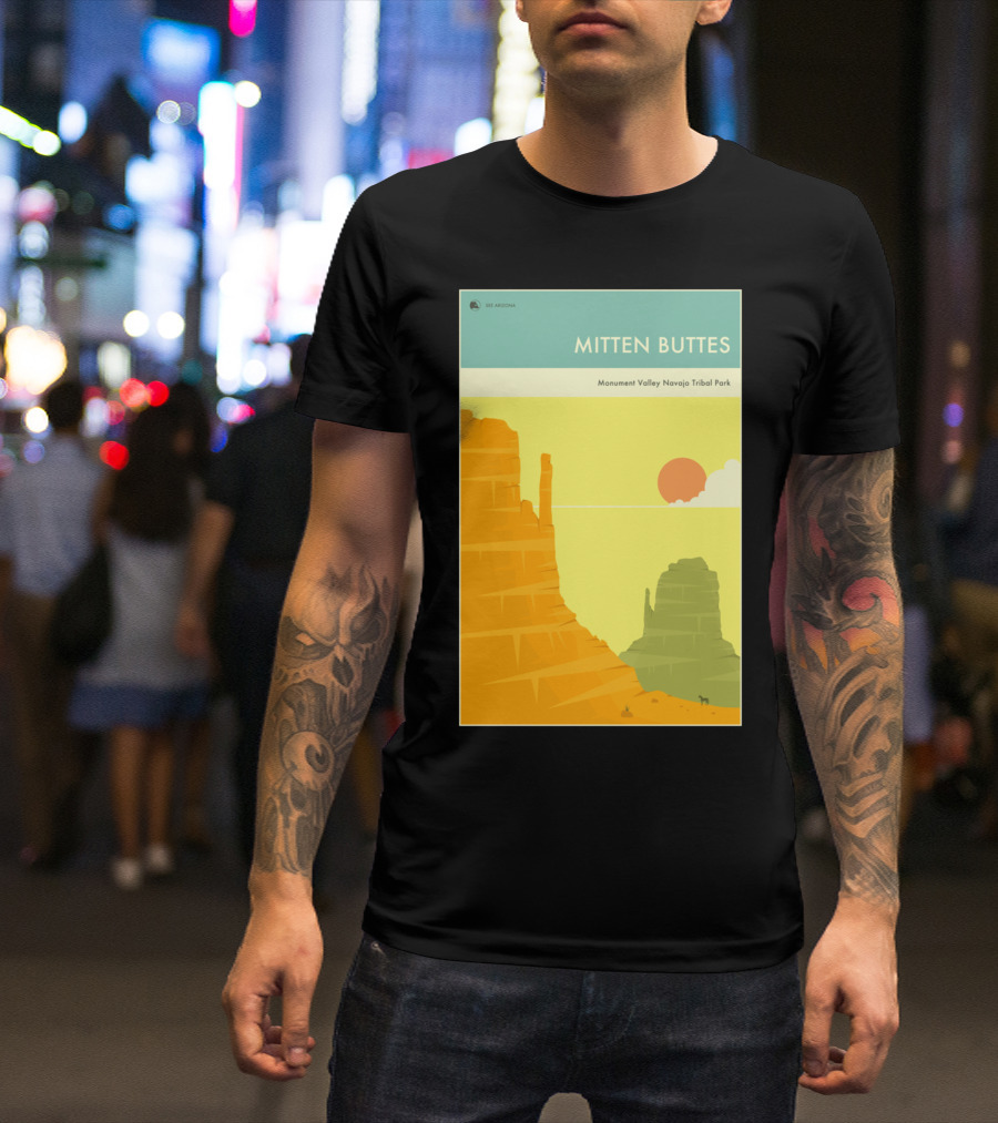 MITTEN BUTTES Monument Valley Navajo Tribal Park T-Shirt