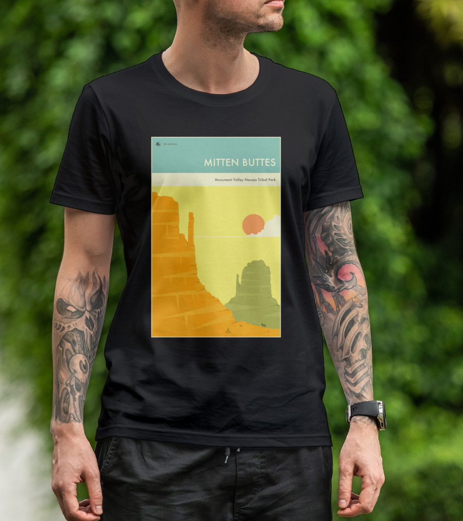 MITTEN BUTTES Monument Valley Navajo Tribal Park T-Shirt