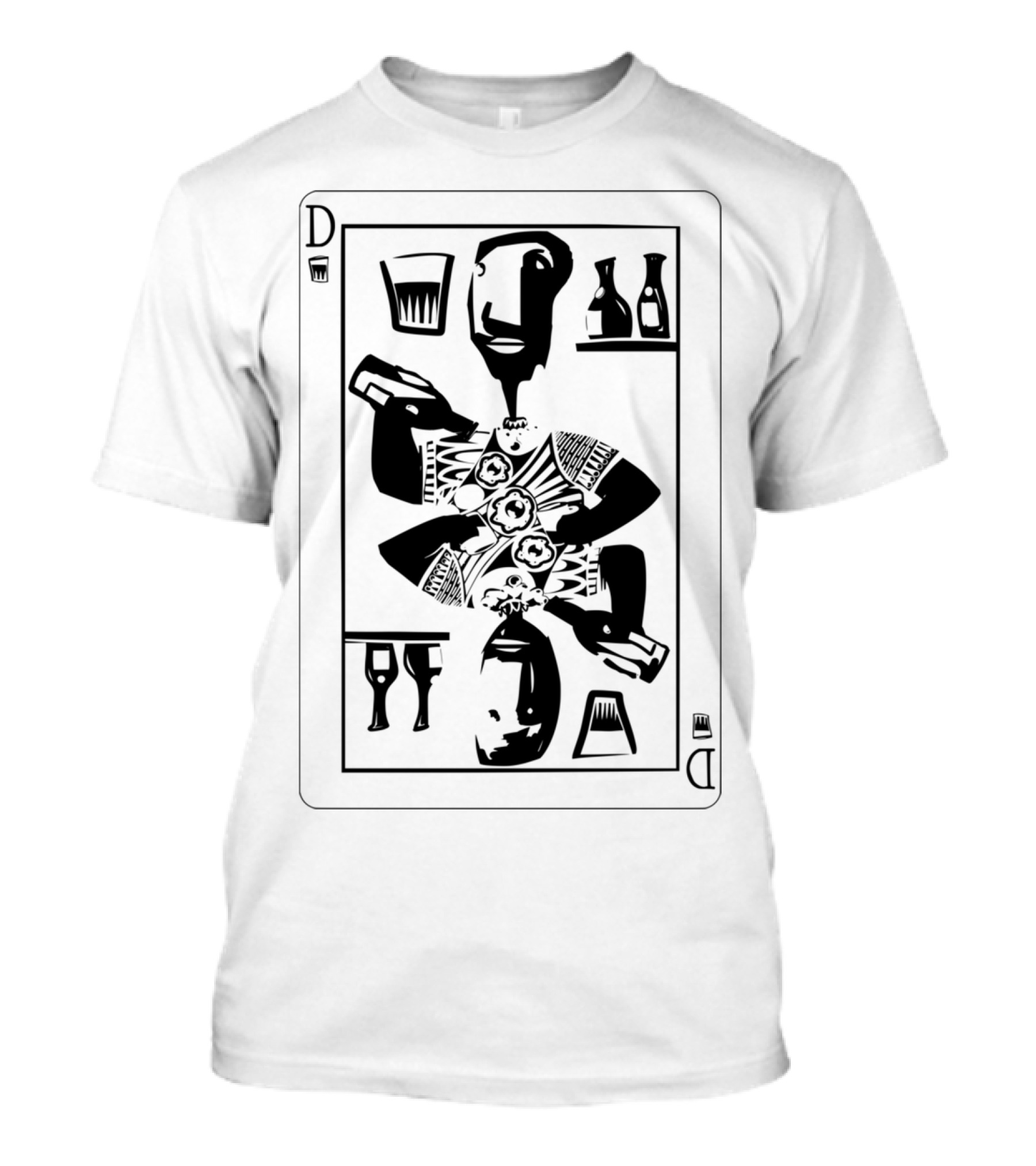 Dapper Drinker Playing Card ✧1 T-Shirt