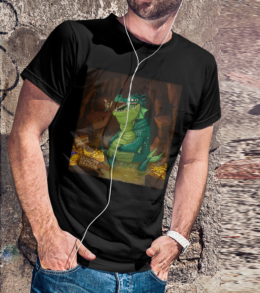 Hungry Dragon Danger Winner T-Shirt