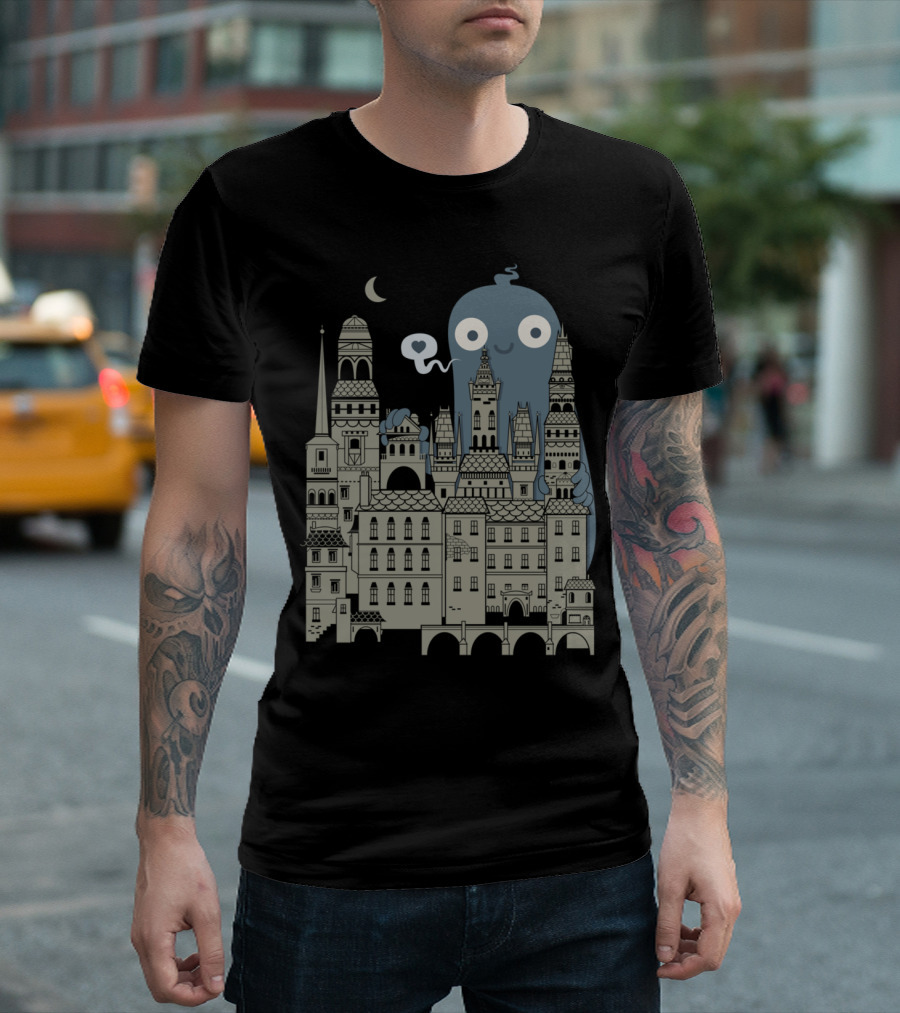 I <3 My City Monster and Skyline Scene T-Shirt