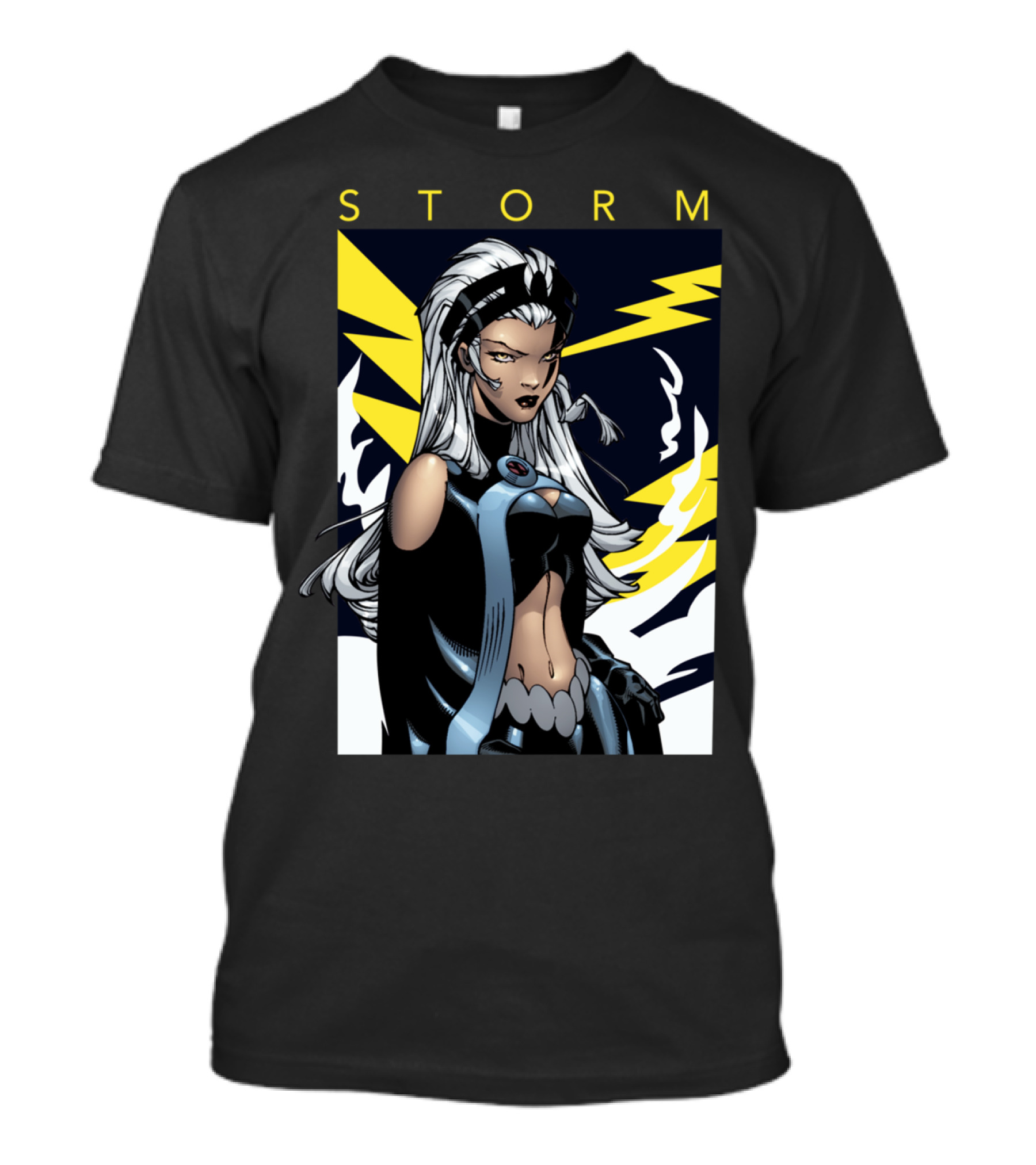 Storm Comic Character With Lightning Stares T-Shirt