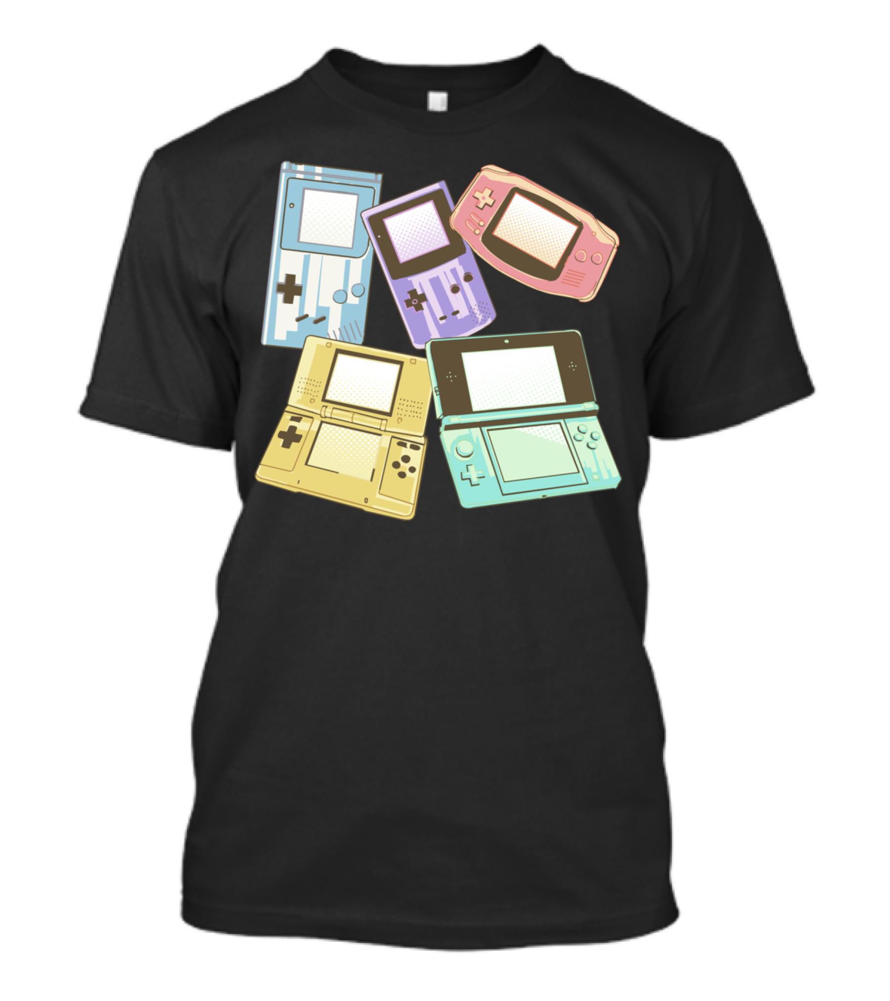 Family Reunion Retro Gaming Handheld Consoles T-Shirt