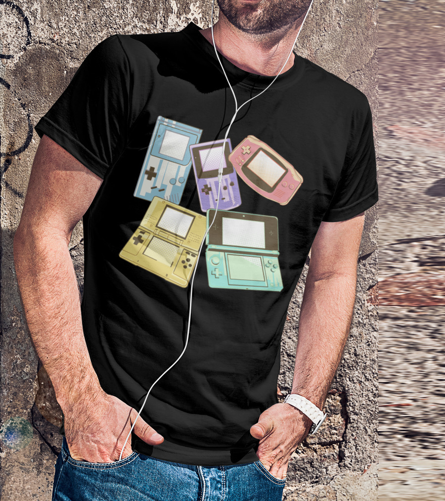 Family Reunion Retro Gaming Handheld Consoles T-Shirt
