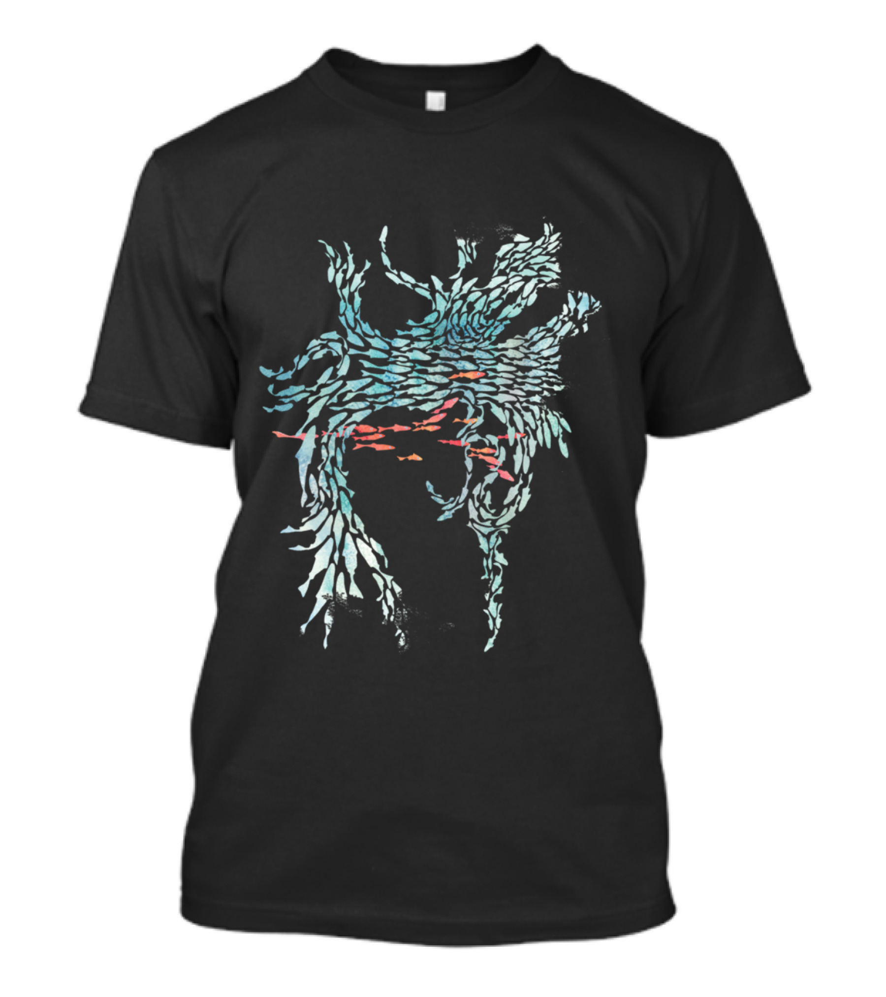 SCHOOL OF MINNOWS Ocean Leaf T-Shirt