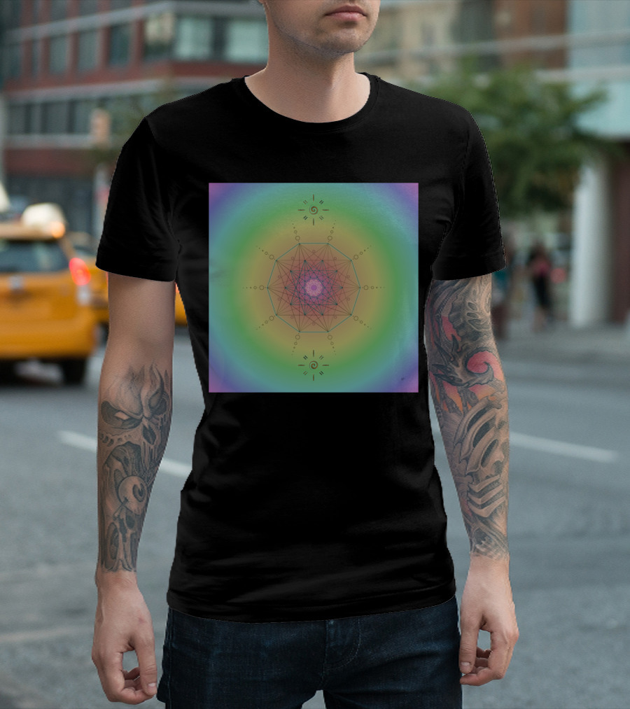 Oneness Chakras Sacred Geometry By Creat T-Shirt