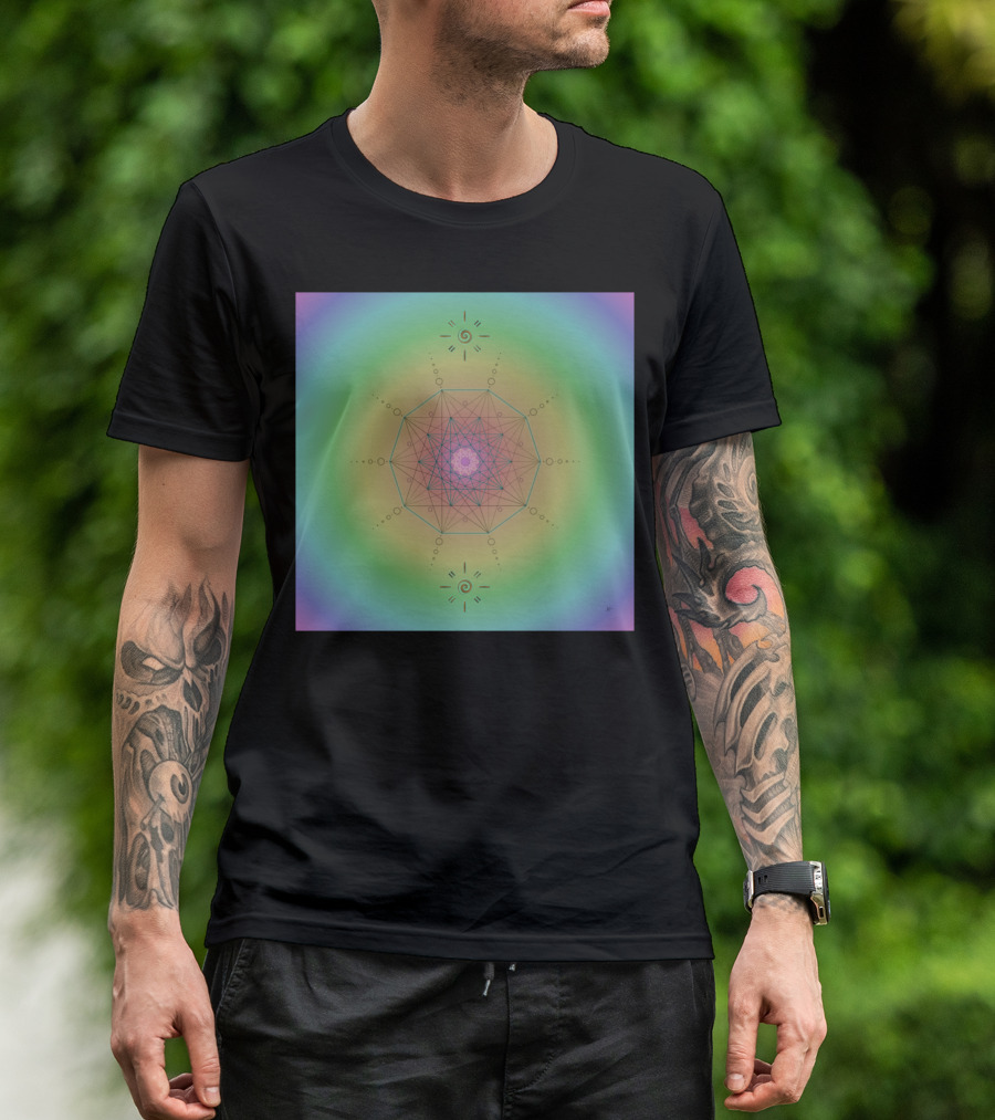 Oneness Chakras Sacred Geometry By Creat T-Shirt
