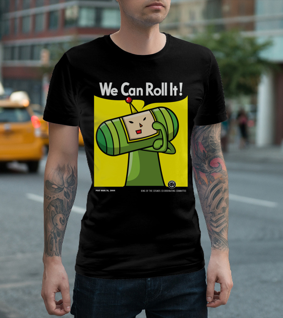 We Can Roll It Katamari Damacy King of the Cosmos Co-Ordinating Committee T-Shirt