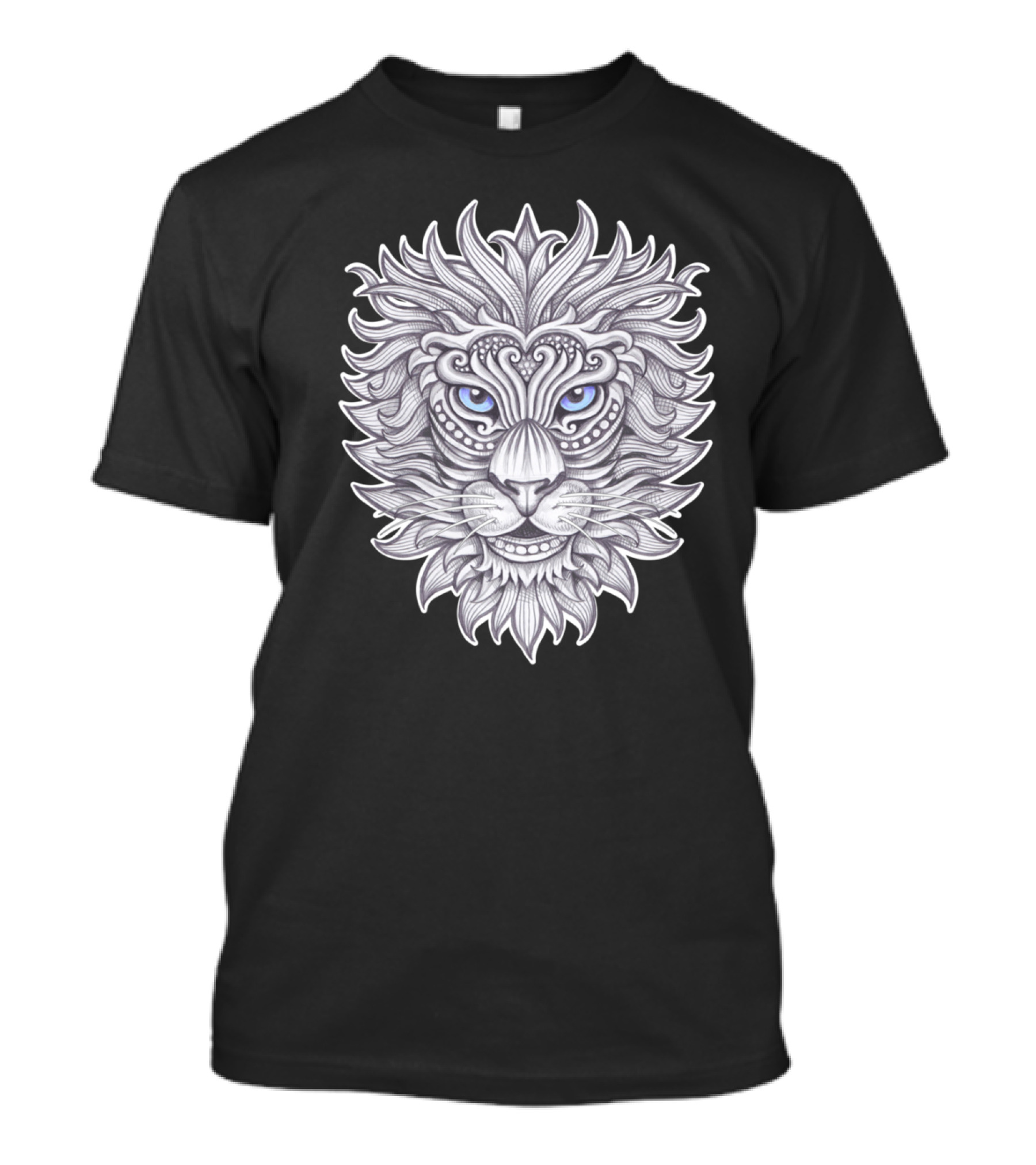 Ornate Lion Head With Intricate Decoration T-Shirt