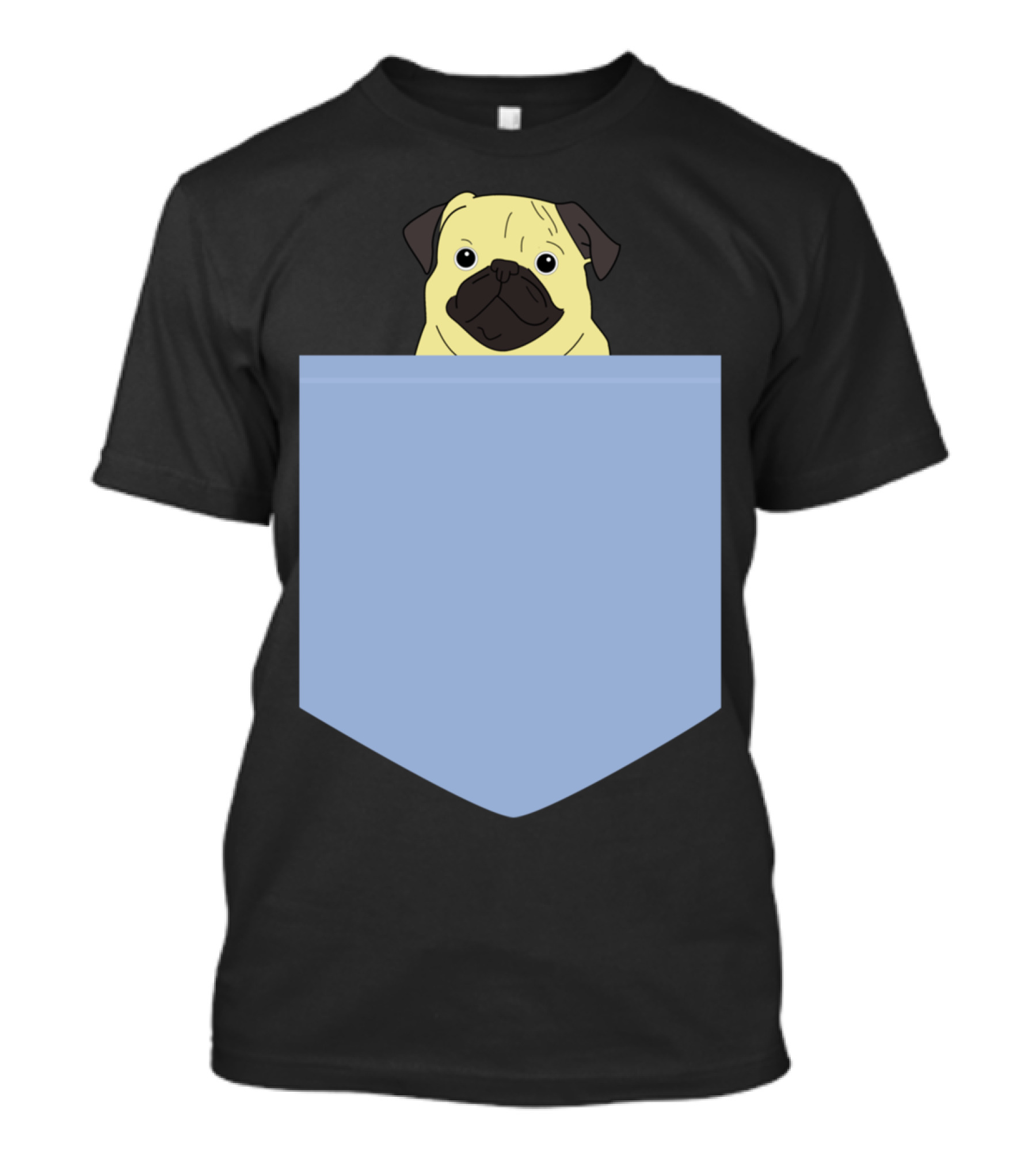 Pocket Pug La Adorable Canine Companion T-Shirt