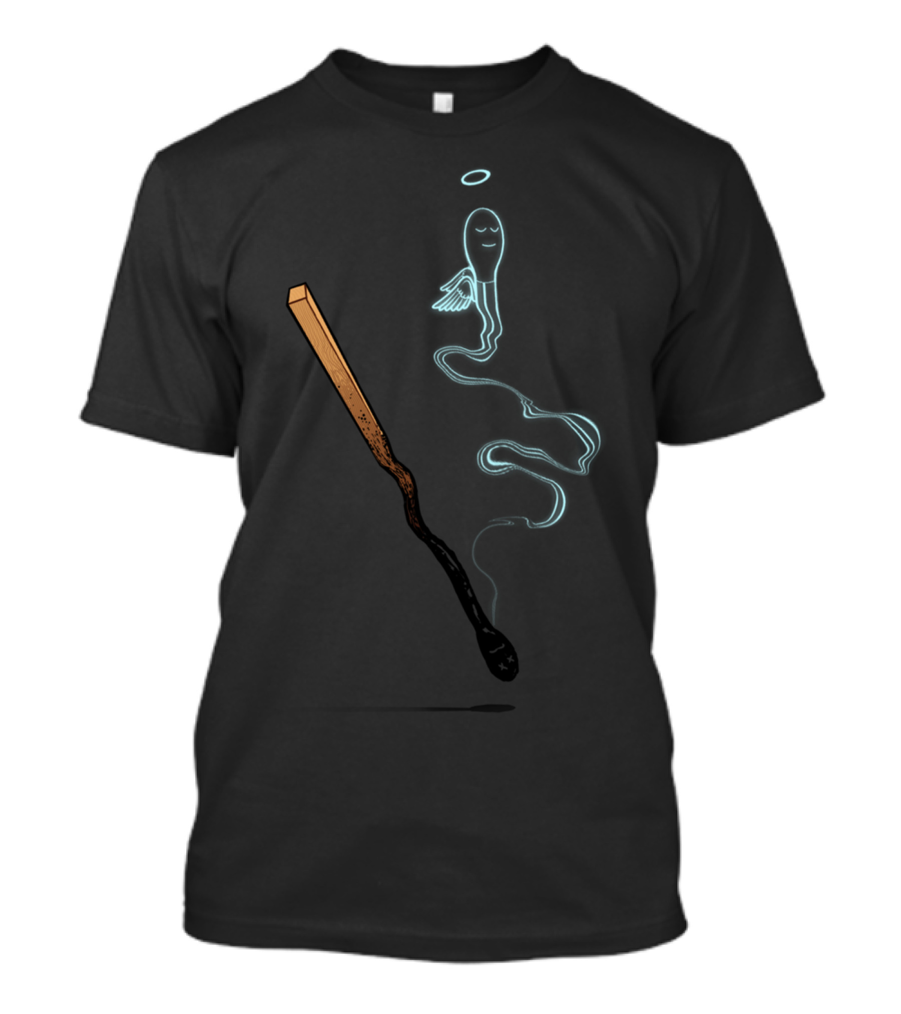 Angel Matches Spirit Halo Smoke T-Shirt