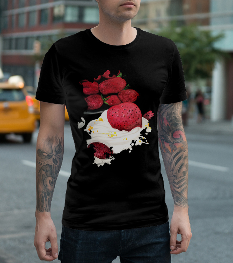 Strawberry Dream Cream Delight T-Shirt